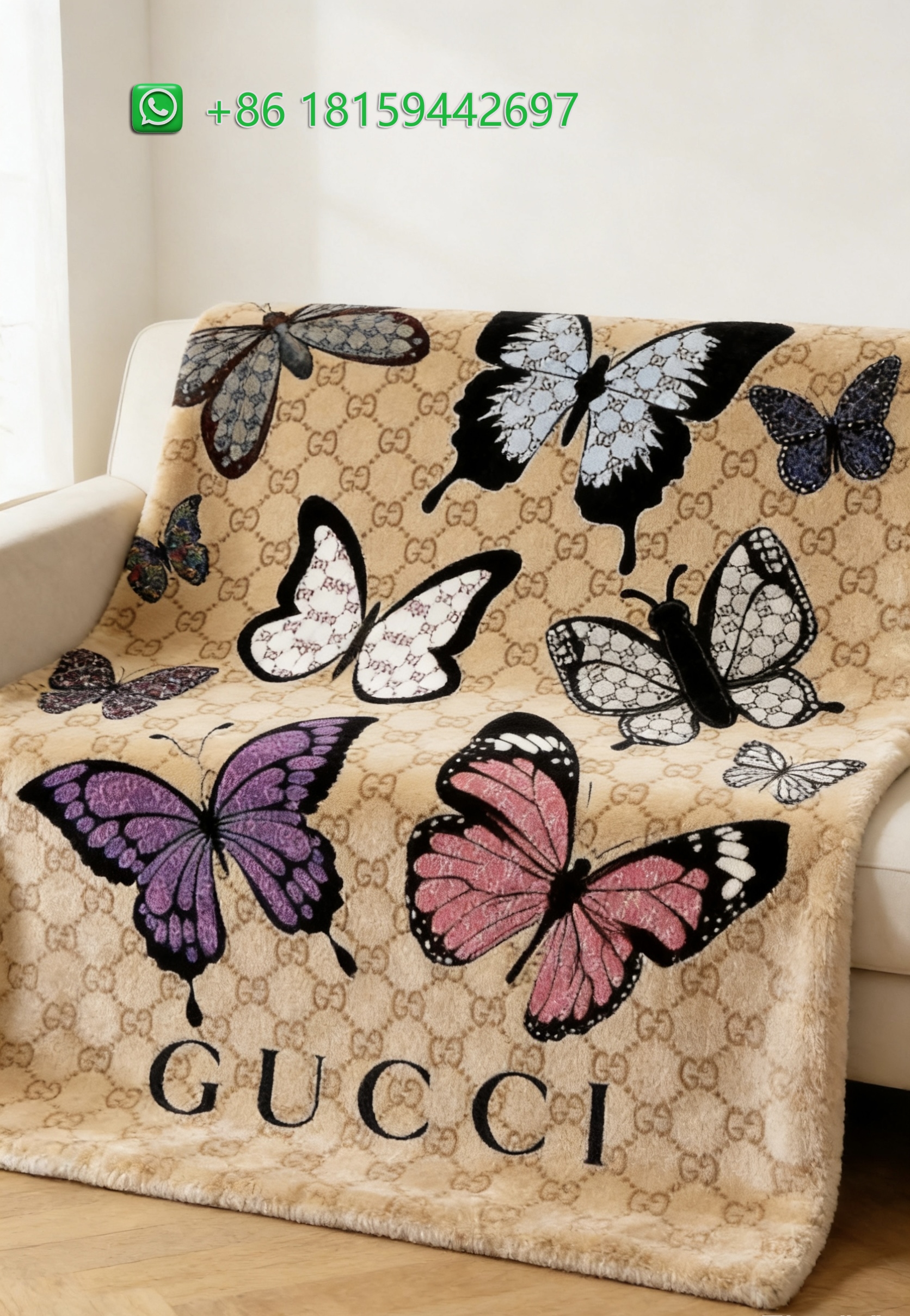 Gucci Throw Blankets